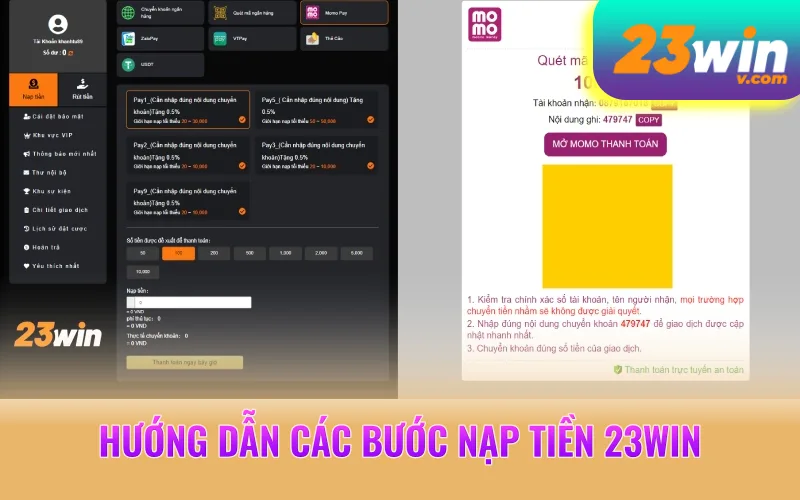 Nạp tiền 23WIN